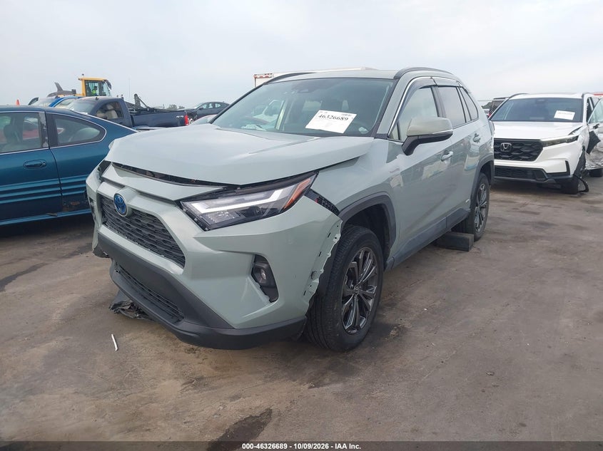 Vin: 4t3b6rfv4pu117018, lot: 46826942, toyota rav4 hybrid xle premium 20232