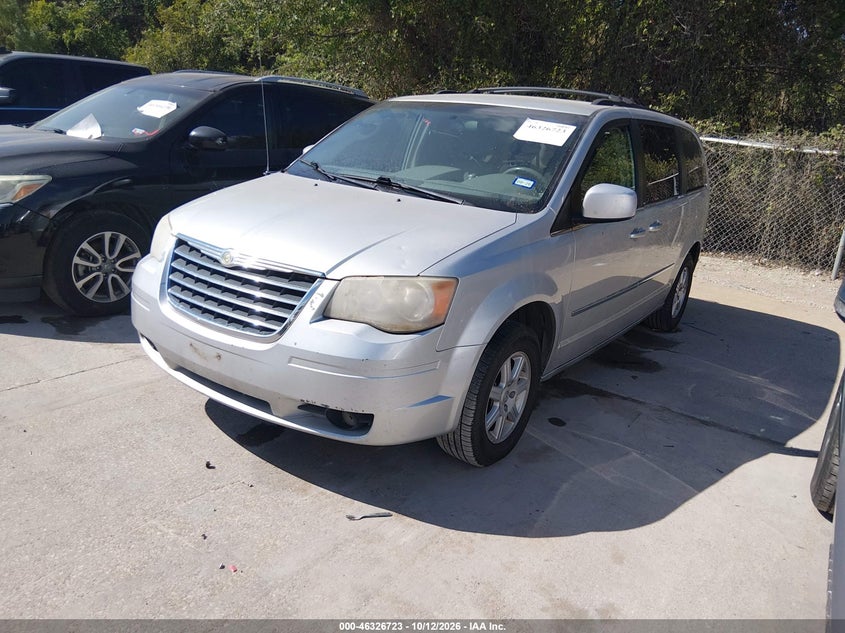 Vin: 2a4rr5d14ar155780, lot: 46826976, chrysler town & country touring 20102