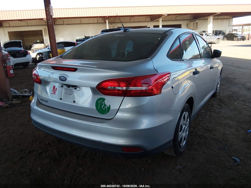 Vin: 1fadp3e25jl322812, lot: 46826996, ford focus s 20184