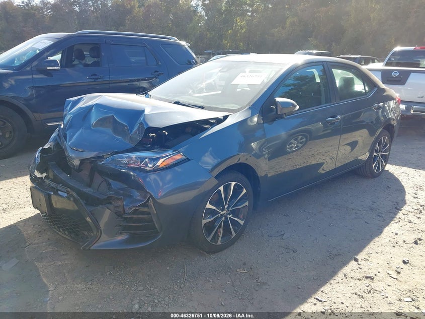 2019 Toyota Corolla Se, Удар спереди, IAAI, VIN 2T1BURHE8KC144180 — фото 2