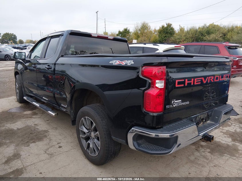 Vin: 1gcryded3kz287562, lot: 46827037, chevrolet silverado 1500 lt 20193