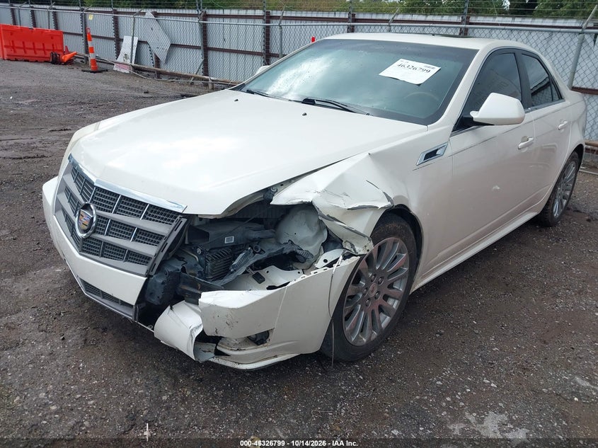Vin: 1g6dj5ey0b0166664, lot: 46827052, cadillac cts performance 20112