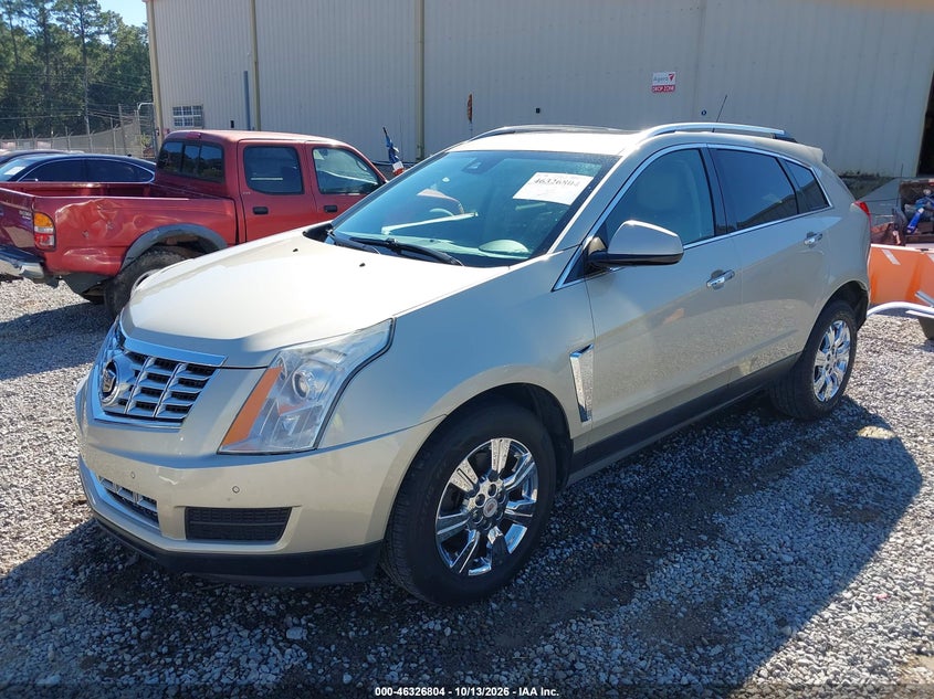 Vin: 3gyfnbe35fs518319, lot: 46827056, cadillac srx luxury collection 20152