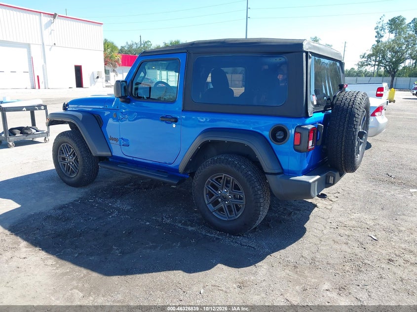 Vin: 1c4pjxan1sw506712, lot: 46827092, jeep wrangler 2-door sport s 4x4 20253