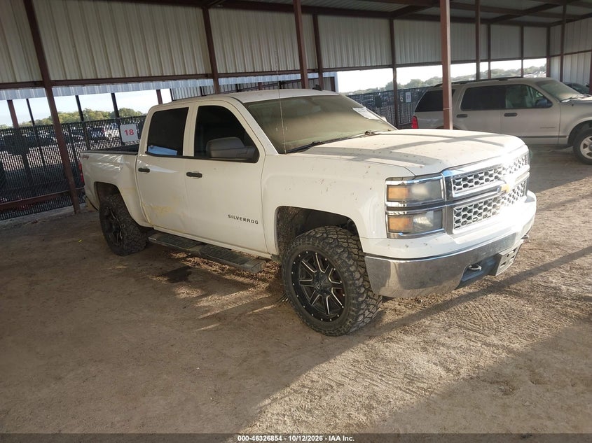 Vin: 3gcukreh6eg394203, lot: 46827107, chevrolet silverado 1500 lt 20141