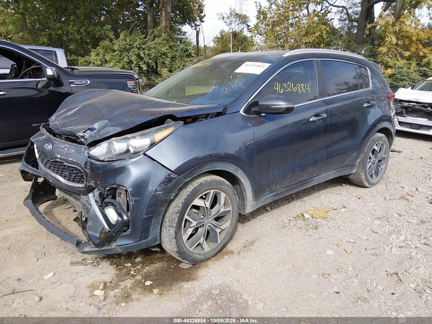 Vin: kndpn3ac9l7724257, lot: 46827137, kia sportage ex 20202