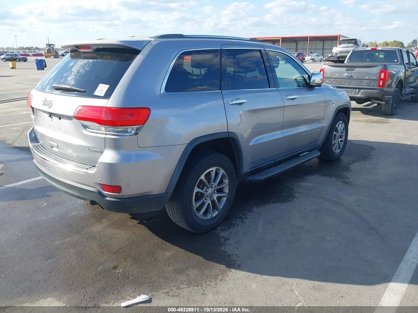 Vin: 1c4rjfbg2ec199513, lot: 46827164, jeep grand cherokee limited 20144