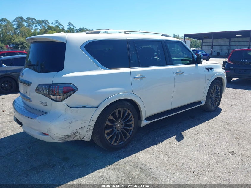 Vin: jn8az2ne4h9156130, lot: 46827213, infiniti qx80 limited 20174