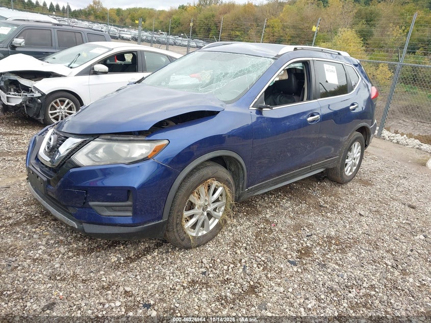 2017 Nissan Rogue Sv, All Over, IAAI, VIN JN8AT2MV8HW004713 — photo 2