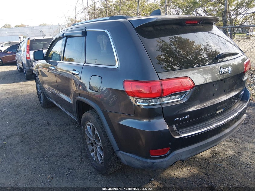 Vin: 1c4rjfbgxec335838, lot: 46827231, jeep grand cherokee limited 20143