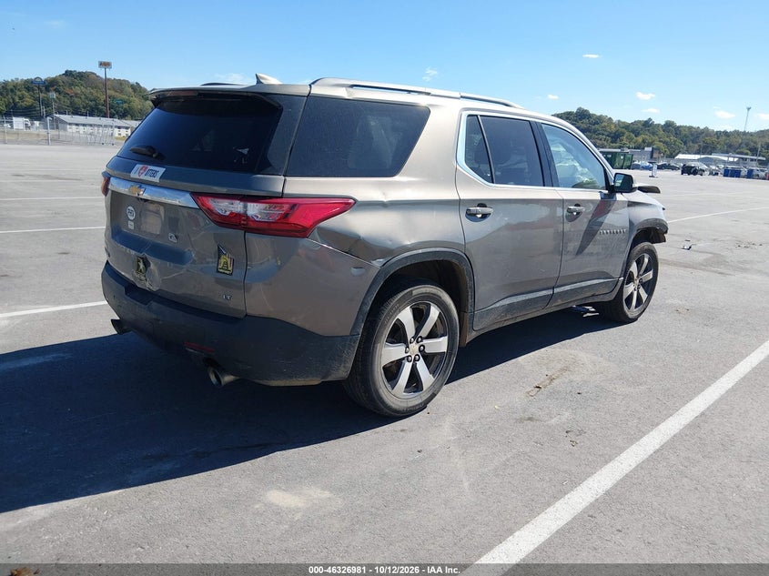 Vin: 1gnerhkw6kj219934, lot: 46827234, chevrolet traverse 3lt 20194