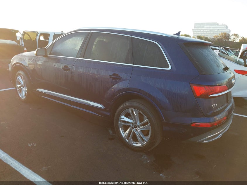 Vin: wa1axaf70md015455, lot: 46827235, audi q7 premium 55 tfsi quattro tiptronic 20213