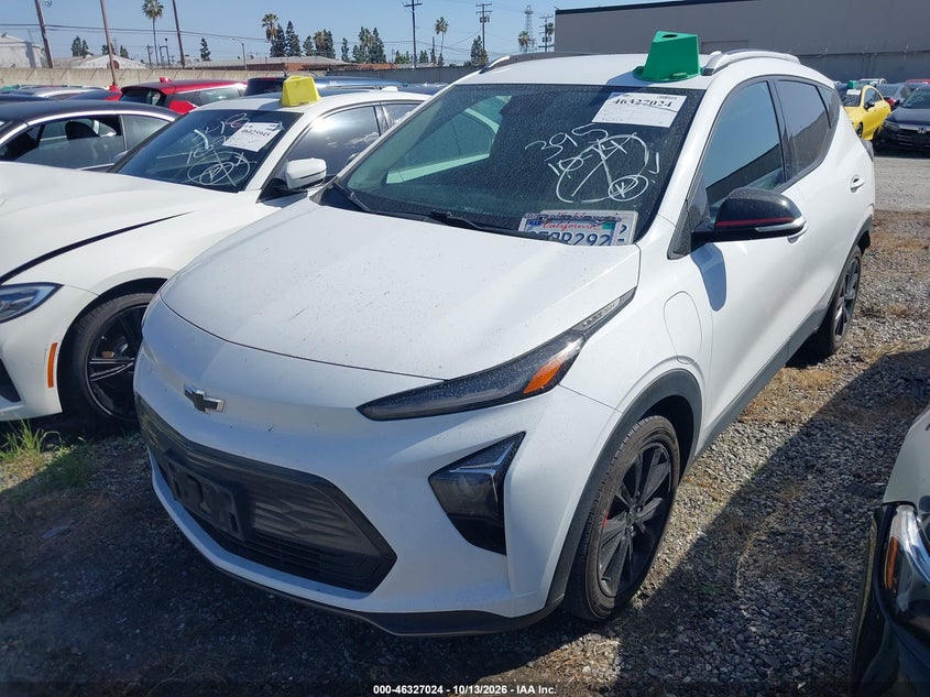 Vin: 1g1fy6s07p4140352, lot: 46827277, chevrolet bolt euv fwd lt 20232