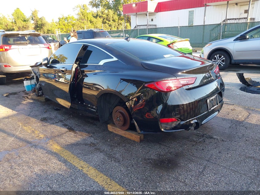 Vin: jn1fv7el0hm702222, lot: 46827311, infiniti q60 3.0t red sport 400 20173