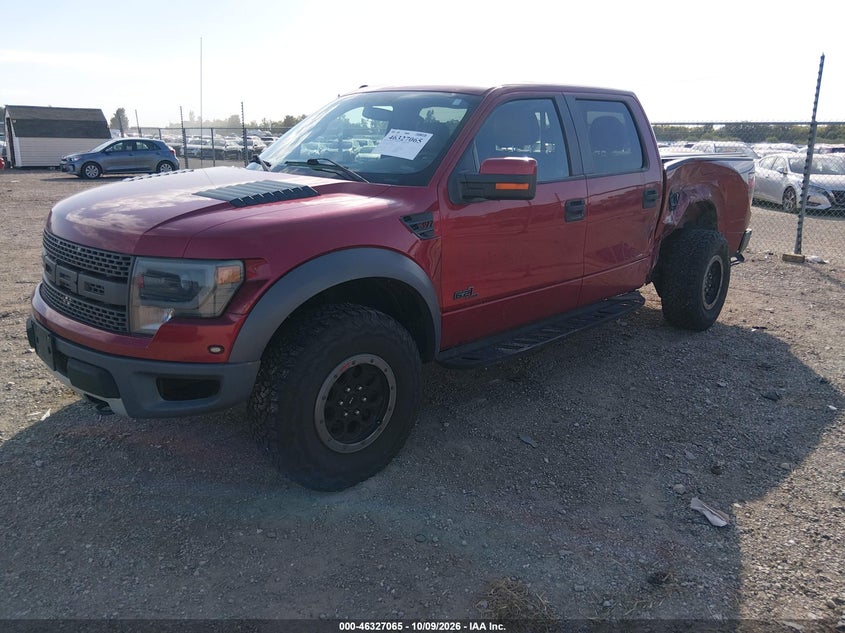Vin: 1ftfw1r69efb95820, lot: 46827318, ford f-150 svt raptor 20142