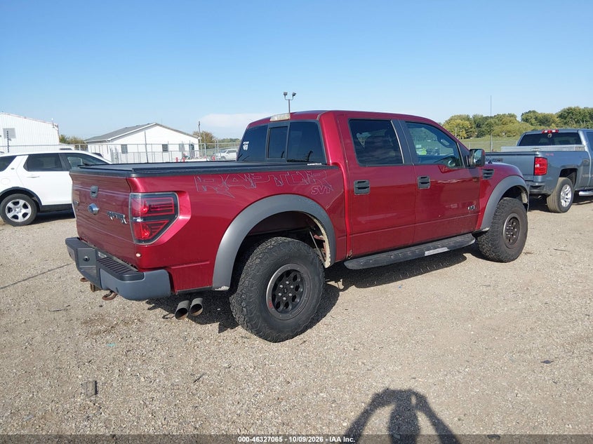 Vin: 1ftfw1r69efb95820, lot: 46827318, ford f-150 svt raptor 20144