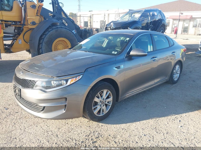 Vin: 5xxgt4l38gg023182, lot: 46827334, kia optima lx 20162