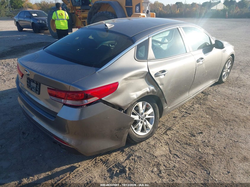 Vin: 5xxgt4l38gg023182, lot: 46827334, kia optima lx 20164