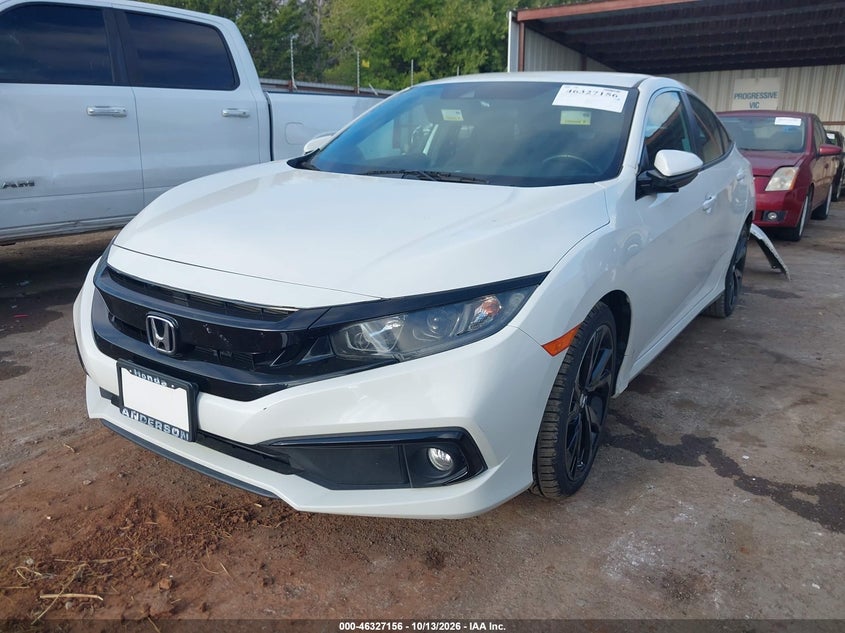 Vin: 2hgfc2f80kh522363, lot: 46827409, honda civic sport 20192