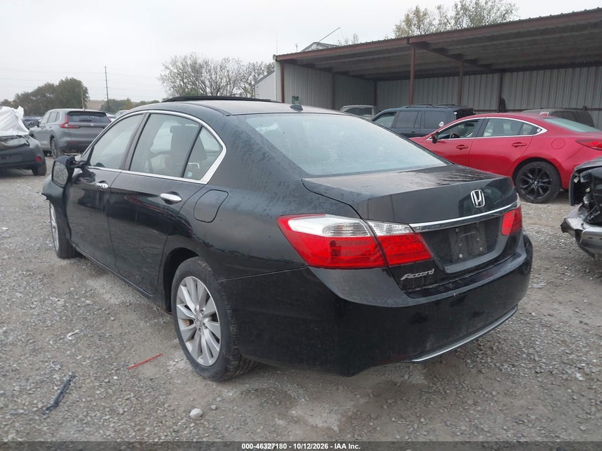 Vin: 1hgcr2f81fa034142, lot: 46827433, honda accord ex-l 20153