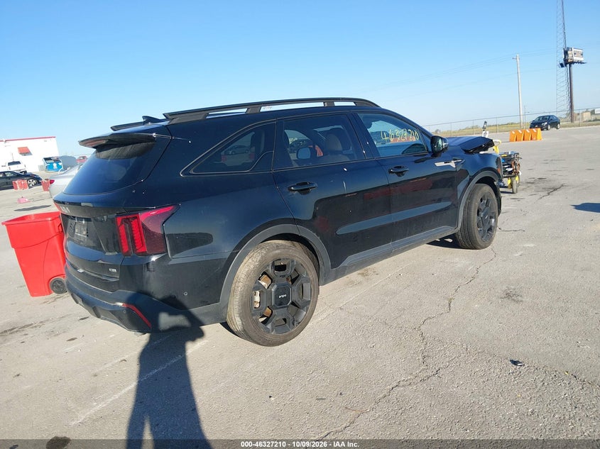 Vin: 5xyrkdjf7rg280521, lot: 46827463, kia sorento x-line sx 20244
