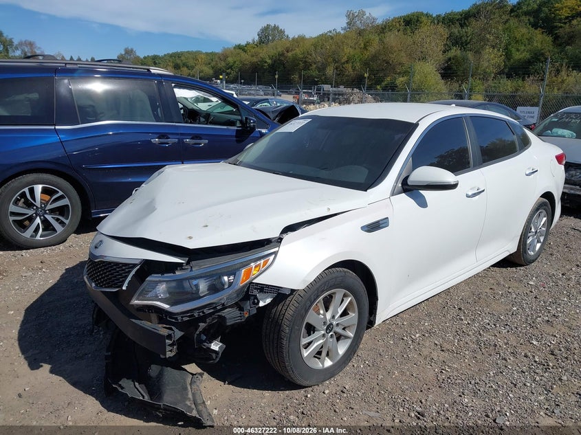 Vin: 5xxgt4l33jg189715, lot: 46827475, kia optima lx 20182