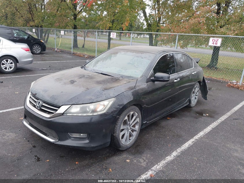 Vin: 1hgcr3f87da002329, lot: 46827506, honda accord ex-l v-6 20132