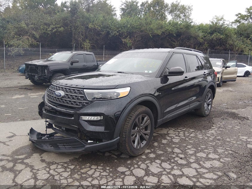 Vin: 1fmsk8dh1ngb26055, lot: 46827528, ford explorer xlt 20222