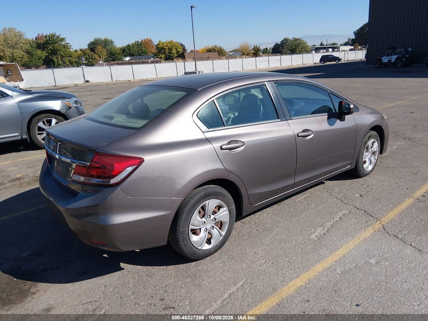 Vin: 19xfb2f56ee265443, lot: 46827539, honda civic lx 20144