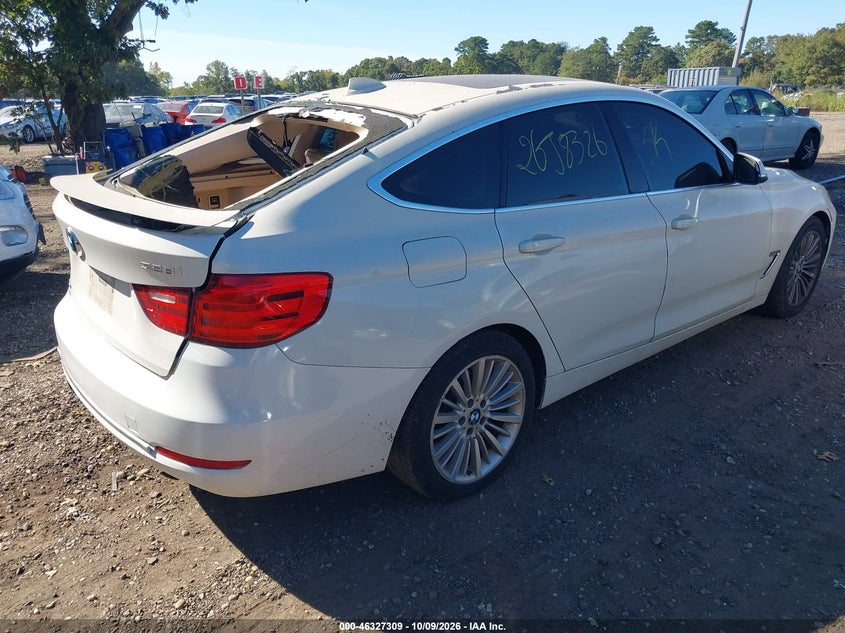 Vin: wba3x5c58ed557393, lot: 46827562, bmw 328i gran turismo xdrive 20144