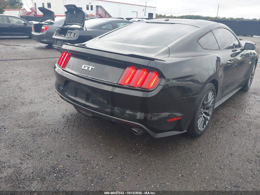 Vin: 1fa6p8cf1f5312446, lot: 46827585, ford mustang gt premium 20154