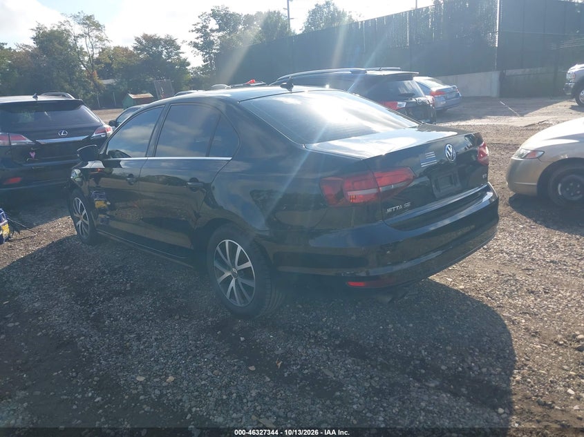 Vin: 3vwdb7aj6hm375845, lot: 46827598, volkswagen jetta 1.4t se 20173