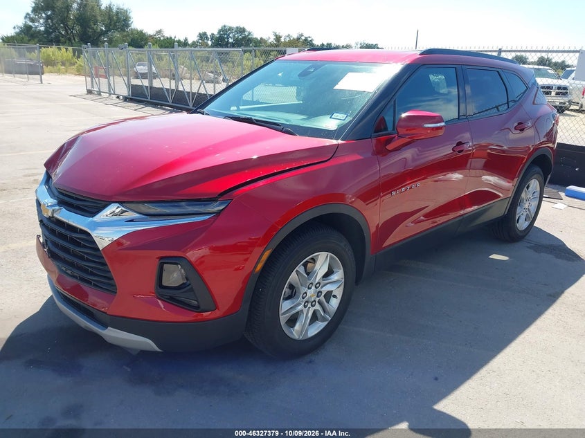 Vin: 3gnkbcr46ns188122, lot: 46827632, chevrolet blazer fwd 2lt 20222