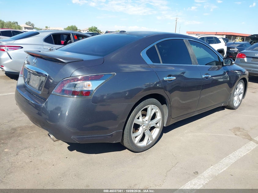 Vin: 1n4aa5ap1cc859262, lot: 46827634, nissan maxima 3.5 sv 20124
