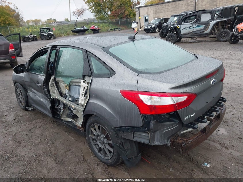 Vin: 1fadp3f24el265930, lot: 46827639, ford focus se 20143