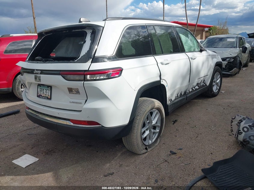 Vin: 1c4rjhag5sc265948, lot: 46827647, jeep grand cherokee laredo x 4x4 20254