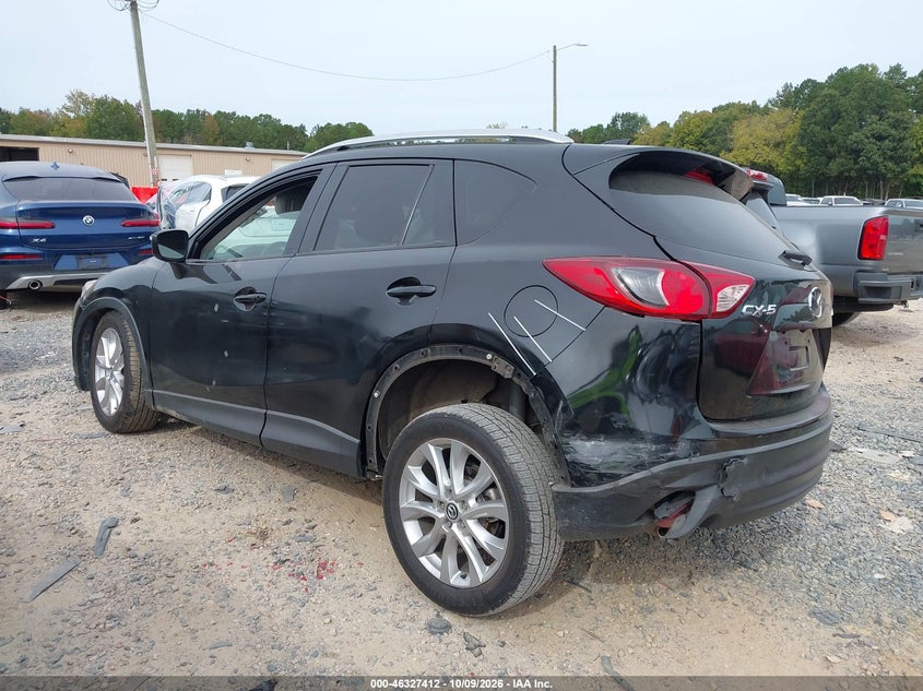 Vin: jm3ke2dyxf0551252, lot: 46827665, mazda cx-5 grand touring 20153