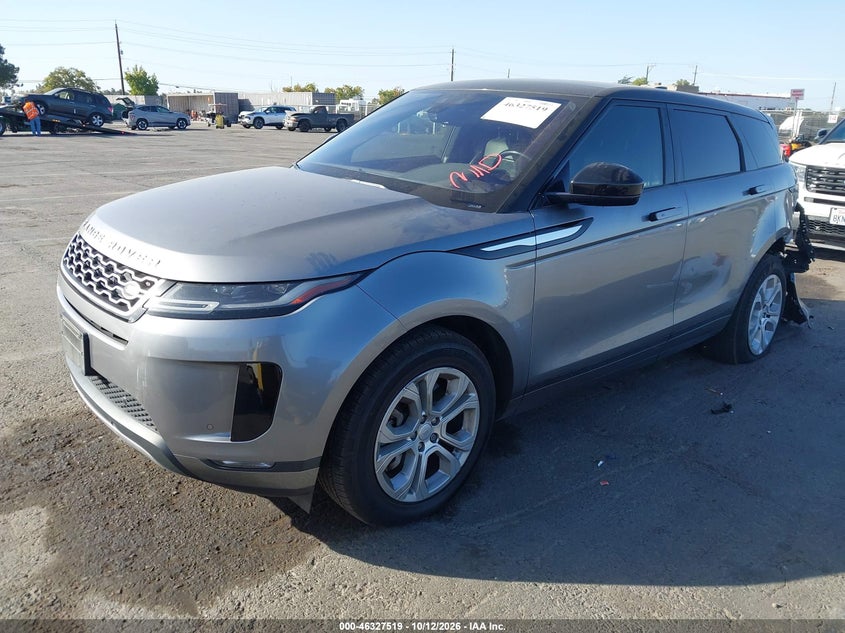 Vin: salzj2fx9lh106000, lot: 46827772, land rover range rover evoque s 20202