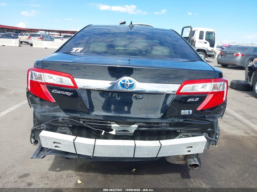 TOYOTA CAMRY HYBRID 2012 VIN 4T1BD1FK9CU003970