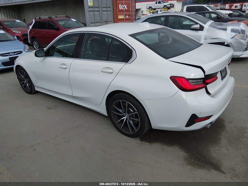 Vin: 3mw5r1j5xk8b01144, lot: 46827826, bmw 330i 20193