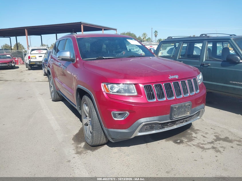 Vin: 1c4rjebm4ec412459, lot: 46827828, jeep grand cherokee limited 20141