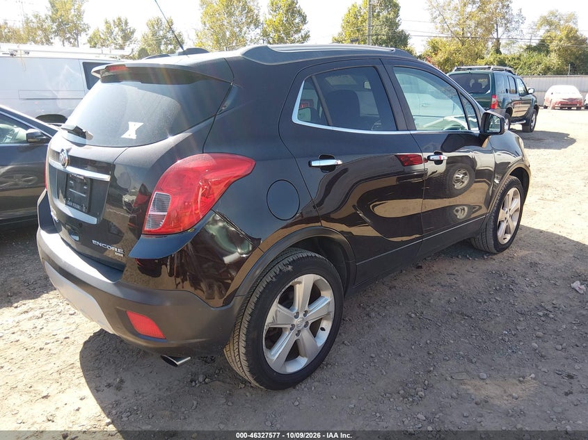Vin: kl4cjgsbxgb733411, lot: 46827830, buick encore leather 20164