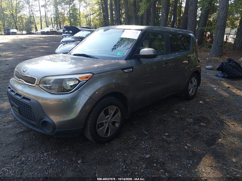 2016 Kia Soul, По кругу, IAAI, VIN KNDJN2A20G7318641 — фото 2