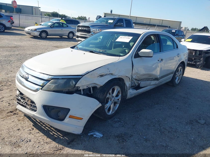 Vin: 3fahp0ha3cr321682, lot: 46827849, ford fusion se 20122