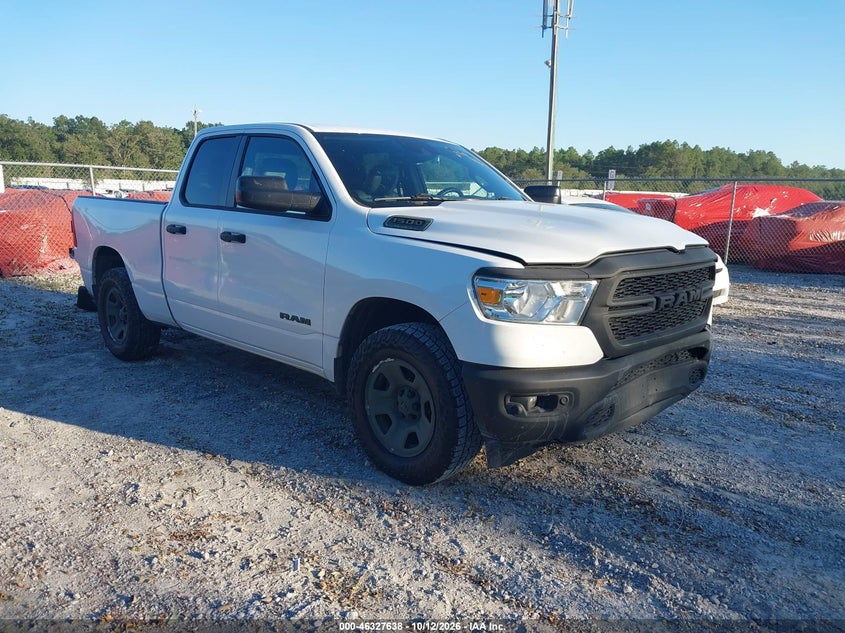 Vin: 1c6srecg2mn660349, lot: 46827891, ram 1500 tradesman  4x2 6'4 box 20211
