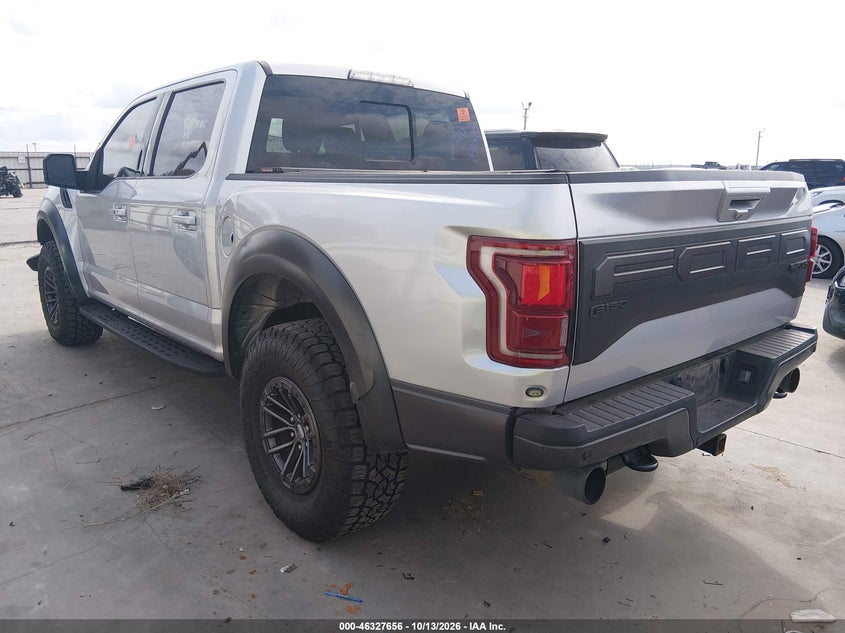 Vin: 1ftfw1rg4kfb67976, lot: 46827909, ford f-150 raptor 20193
