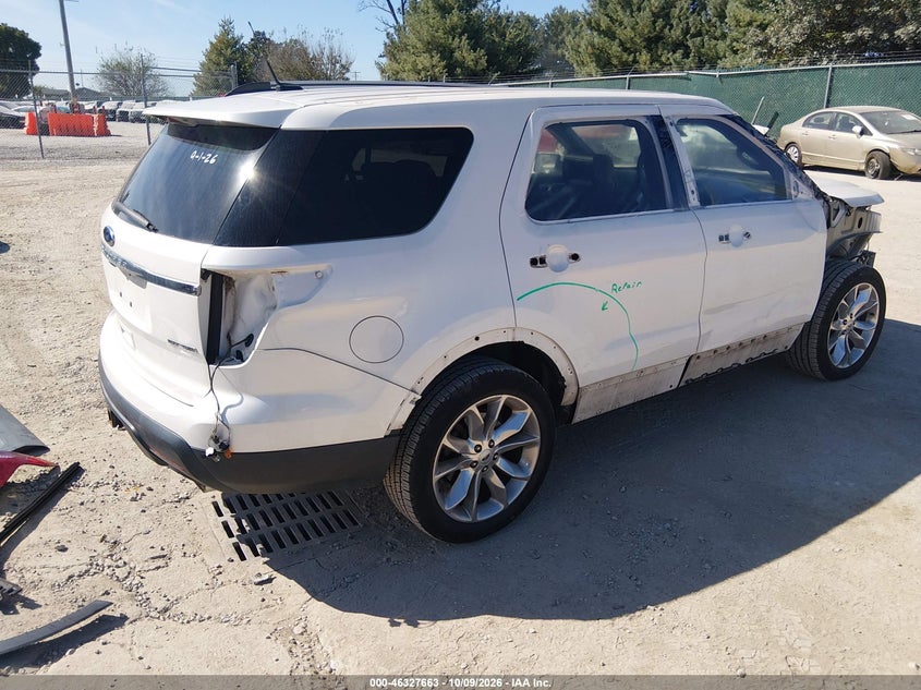 Vin: 1fm5k7f84dga40225, lot: 46827916, ford explorer limited 20134