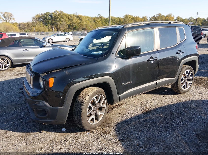 2015 Jeep Renegade Latitude, Правый перёд, IAAI, VIN ZACCJBBT4FPC20550 — фото 2