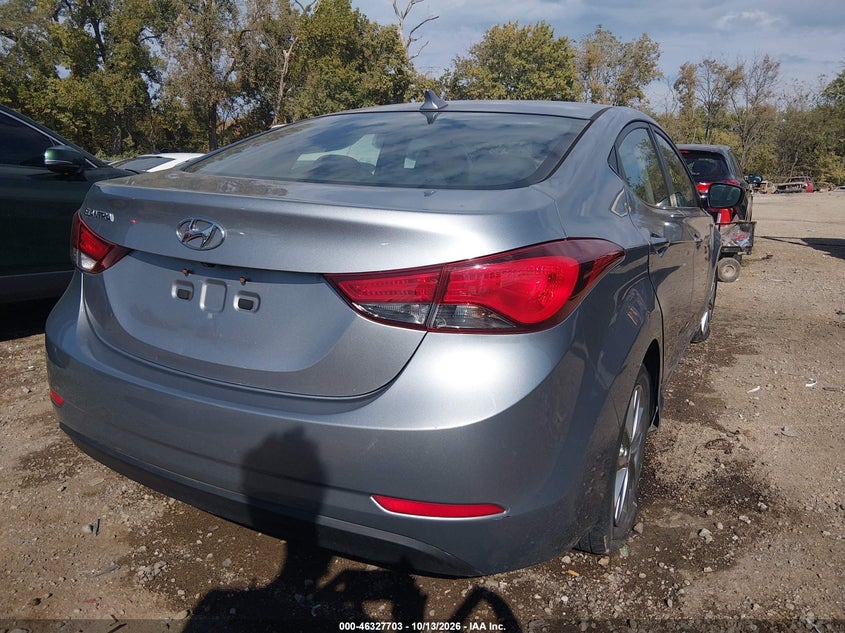Vin: 5npdh4ae6fh566168, lot: 46827955, hyundai elantra se 20154