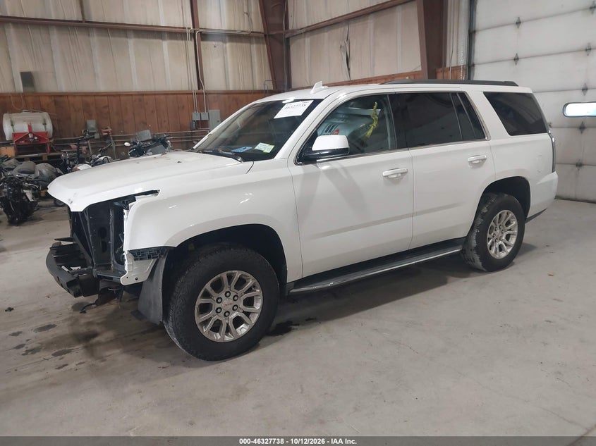 2015 GMC Yukon Sle, Front End, IAAI, VIN 1GKS2AKC5FR718636 — photo 2